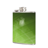 Groen lichtontwerp in hi-tech stijl heupfles (Links)