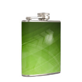 Groen lichtontwerp in hi-tech stijl heupfles (Rechts)