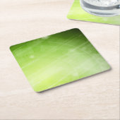 Groen lichtontwerp in hi-tech stijl kartonnen onderzetters (Schuin)
