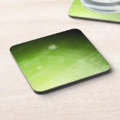 Groen lichtontwerp in hi-tech stijl onderzetter (Linkerzijde)