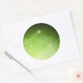 Groen lichtontwerp in hi-tech stijl ronde sticker (Envelop)
