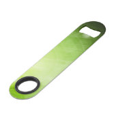 Groen lichtontwerp in hi-tech stijl speed flessenopener (Voorkant Gekanteld)