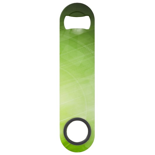 Groen lichtontwerp in hi-tech stijl speed flessenopener (Voorkant)