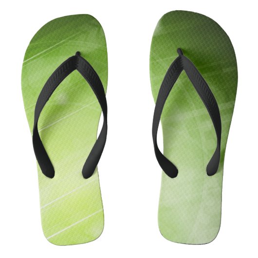 Groen lichtontwerp in hi-tech stijl teenslippers (Voetbed)