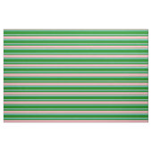 Groen, lichtroze, Turquoise & Zee Green Pattern Stof (Fat Quarter)