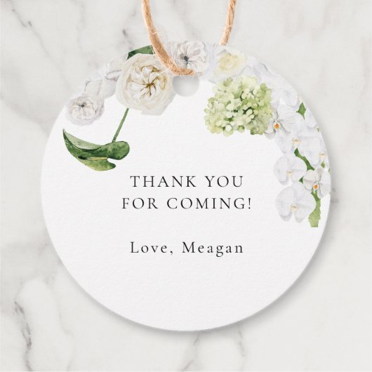 Groen Liefde In Bloom Vrijgezellenfeest Bedankjes Labels (Achterkant)