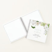 Groen Liefde In Bloom Vrijgezellenfeest Gastenboek Notitieboek (Binnen)