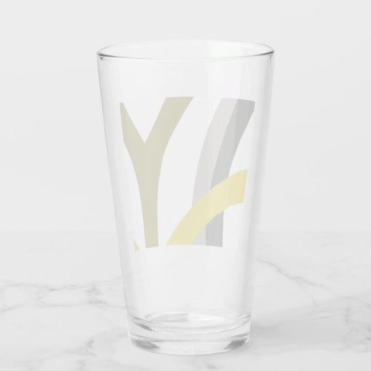 Groen lijnglas glas (Achterkant)