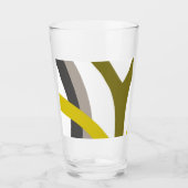 Groen lijnglas glas (Voorkant)