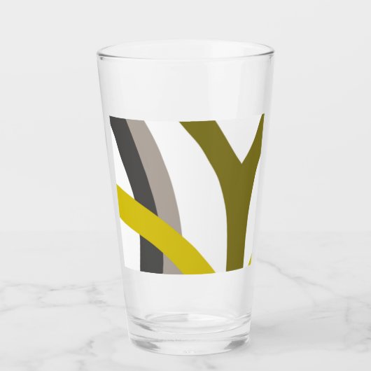 Groen lijnglas glas (Voorkant)