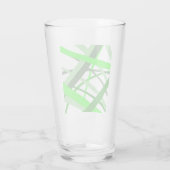 Groen lijnglas glas (Achterkant)