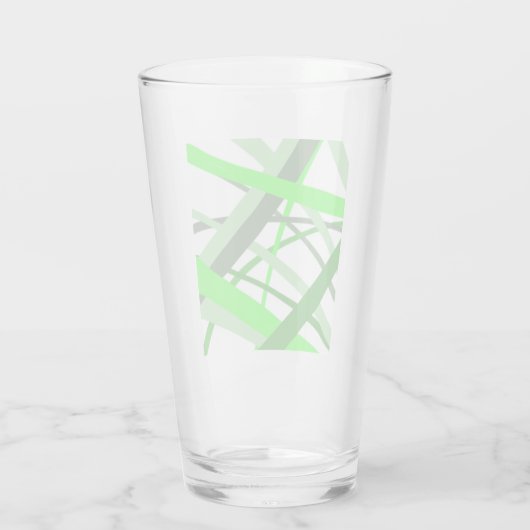 Groen lijnglas glas (Achterkant)