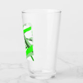 Groen lijnglas glas (Links)