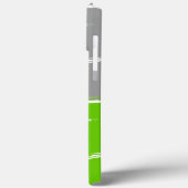 Groen Limoen grijs zwart-witpenseel lijnverf Case-Mate iPhone Case (Achterkant / Links)