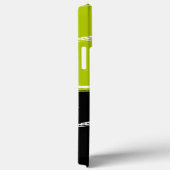 Groen Limoen grijs zwart-witpenseel lijnverf Case-Mate iPhone Case (Achterkant / Rechts)