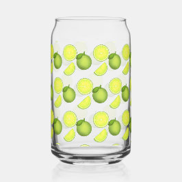 Groen Limoen Patroon Blikvorm Glas