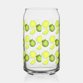 Groen Limoen Patroon Blikvorm Glas (Rechts)