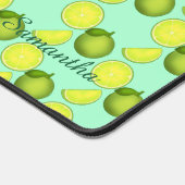 Groen Limoen Patroon Bureaumat (Hoek)