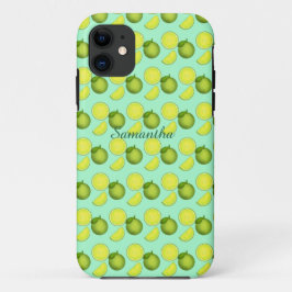 Groen Limoen Patroon Case-Mate iPhone Case