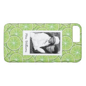 Groen Limoen Patroon | Foto toevoegen Case-Mate iPhone Case (Achterkant (Horizontaal))