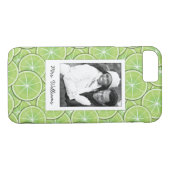 Groen Limoen Patroon | Foto toevoegen Case-Mate iPhone Case (Achterkant (Horizontaal))