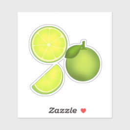 Groen Limoen Patroon Sticker