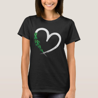 Groen Lint Hart Geestelijke Gezondheid Matters Awa T-shirt