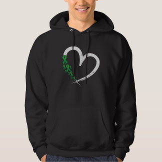 Groen Lint Hart Mentale Gezondheid Is Belangrijk B Hoodie