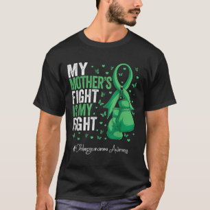 Groen lint moeder cholangiocarcinoom bewustzijn t-shirt