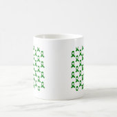 Groen Lint Patroon Koffiemok (Center)