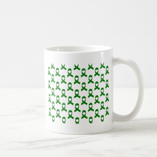 Groen Lint Patroon Koffiemok (Rechts)