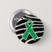 Groen Lint Ronde Button 5,7 Cm (Voorkant /achterkant)