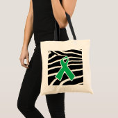 Groen Lint Tote Bag (Voorkant (product))