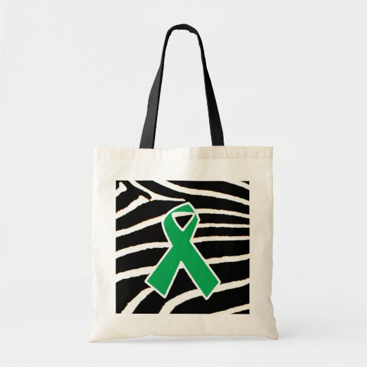 Groen Lint Tote Bag (Voorkant)