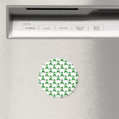 Groen lintpatroon magneet (Insitu (Vaatwasser))