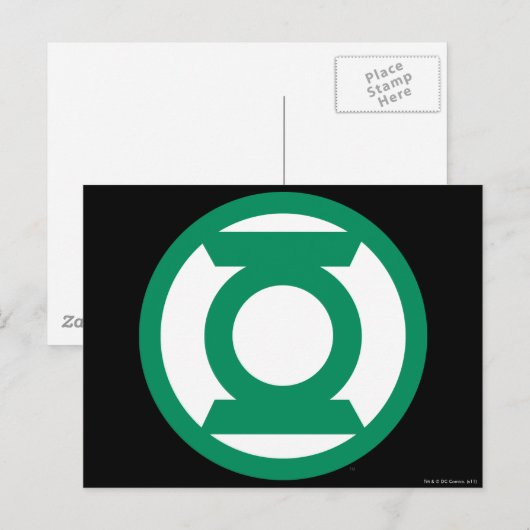 Groen Logo 13 van de Lantaarn Briefkaart (Voorkant / Achterkant)