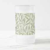  groen logo met bladeren matglas bierpul (Center)