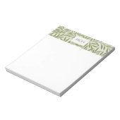  groen logo met bladeren notitieblok (Linkerzijde)