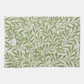  groen logo met bladeren theedoek (Horizontaal)