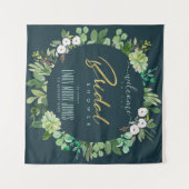 GROEN LOOF Aquarel BRUIDSSCHONER WELKOM Wandkleed (Voorkant (horizontaal))