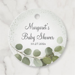 Groen Loof Eucalyptus Bedankjes Labels