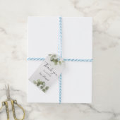 Groen Loof Eucalyptus Cadeaulabel (Met Touw)