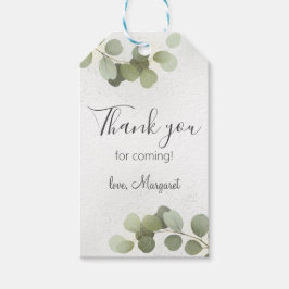 Groen Loof Eucalyptus Cadeaulabel