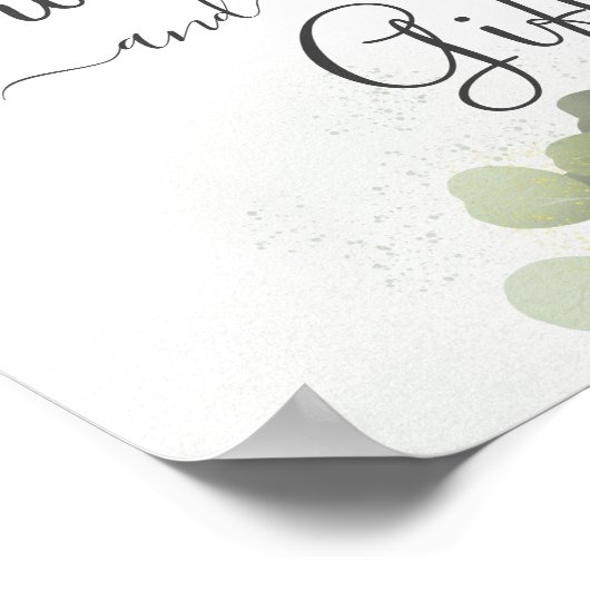 Groen Loof Eucalyptus Poster (Hoek)