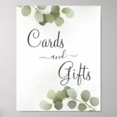 Groen Loof Eucalyptus Poster (Voorkant)