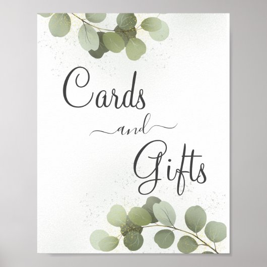 Groen Loof Eucalyptus Poster (Voorkant)