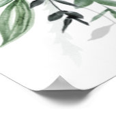  groen loofgoed, ZITPLAATS Poster (Hoek)