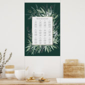 groen loofgoed, ZITPLAATS Poster (Keuken)