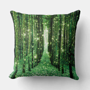 Groen Magisch Woud Groen Mysterie Kussen