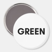 groen magneet (Voorkant / Achterkant)